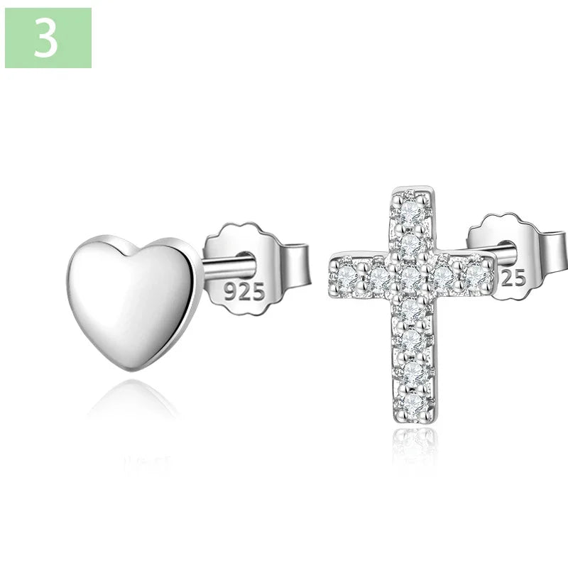 Aretes Cruz Negra