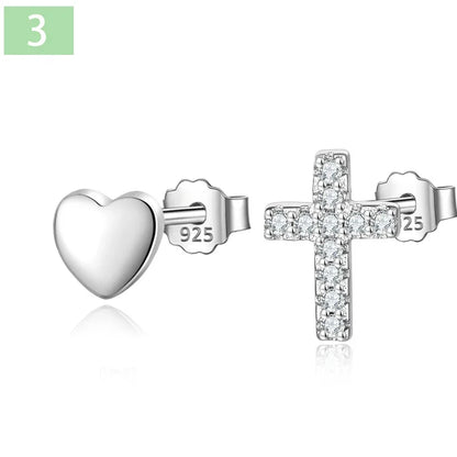 Aretes Cruz Negra