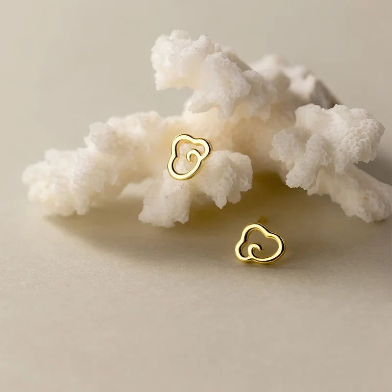 Aretes Nube Calada