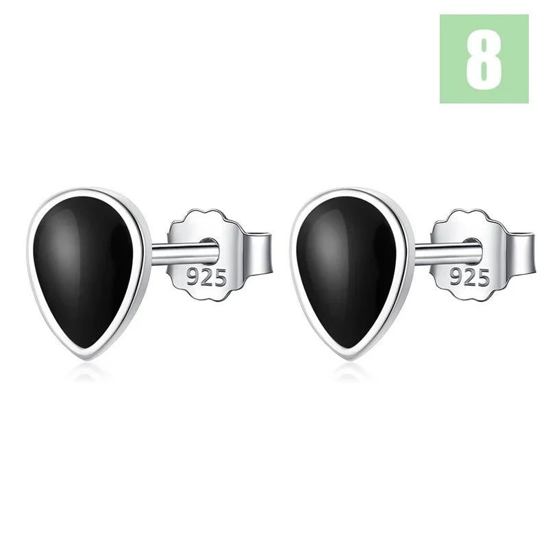 Aretes Figuras en Negro o Rojo
