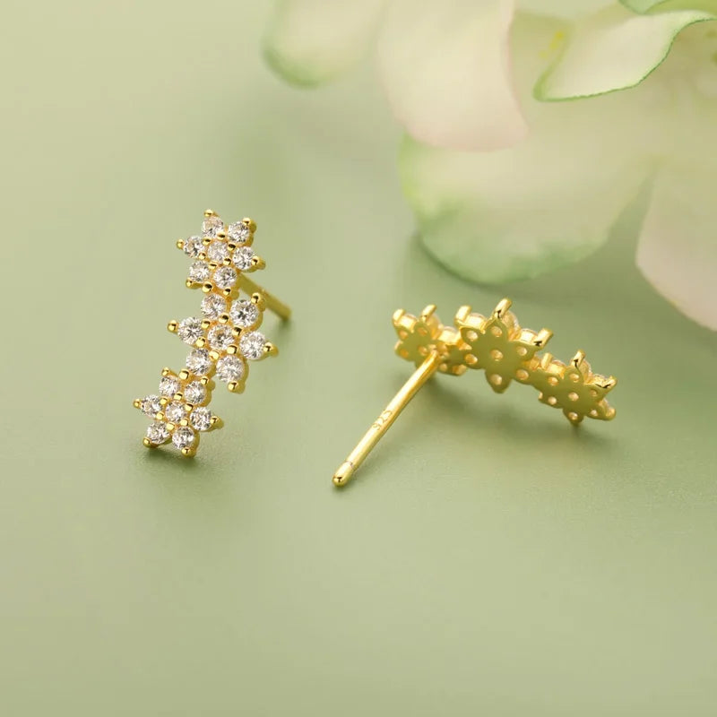 Aretes con Zirconia Negra o Blanca