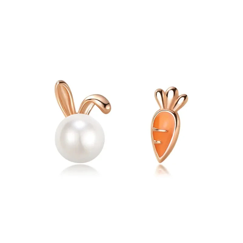 Aretes Conejito con Zanahoria