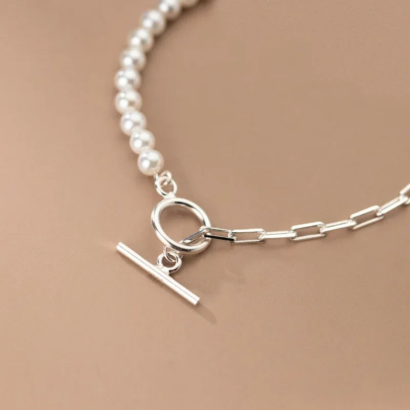 Pulsera Cadena con Perlas