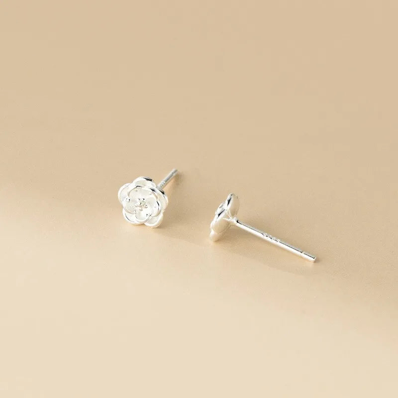 Aretes Flor de Camelia