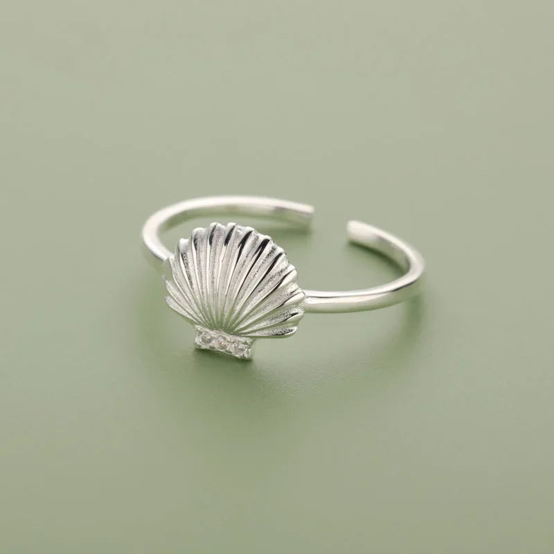 Anillo Concha con Zirconias
