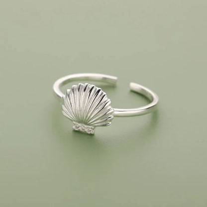 Anillo Concha con Zirconias
