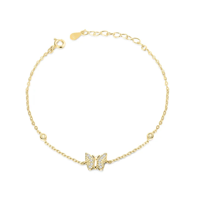 Pulsera Mariposa con Zirconias