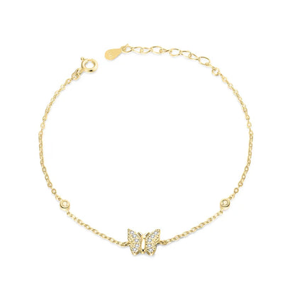 Pulsera Mariposa con Zirconias