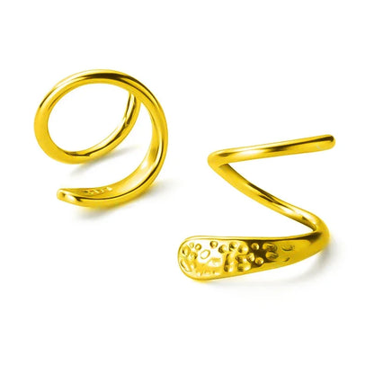Arracadas Mini Dobles Serpiente para Cartílago