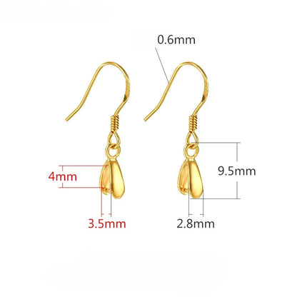 Aretes de Gancho Base para Armar