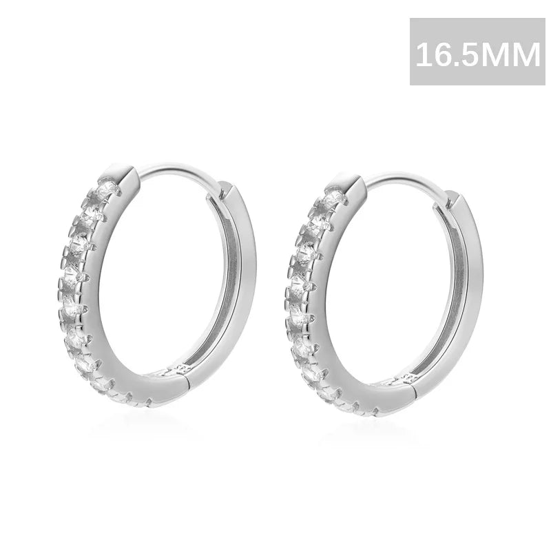 Arracadas Redondas con Zirconias