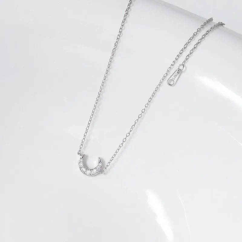 Collar Luna con Zirconias