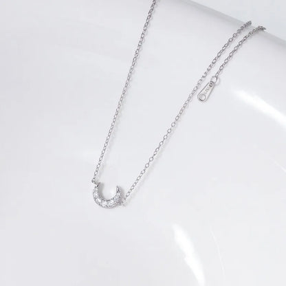 Collar Luna con Zirconias