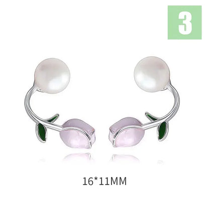 Aretes Flor Elegante