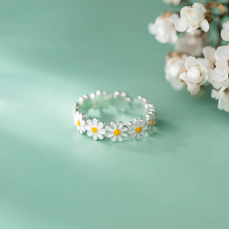 Anillo Flor Abierto