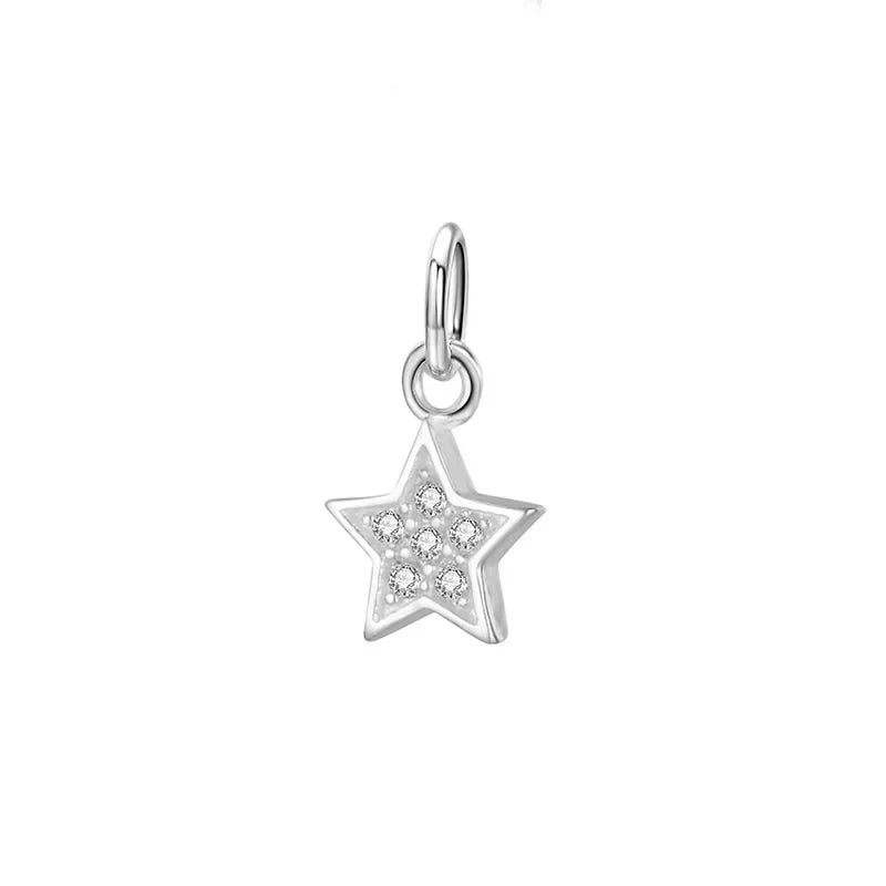 Dije Estrella Pavé en Tres Tonos