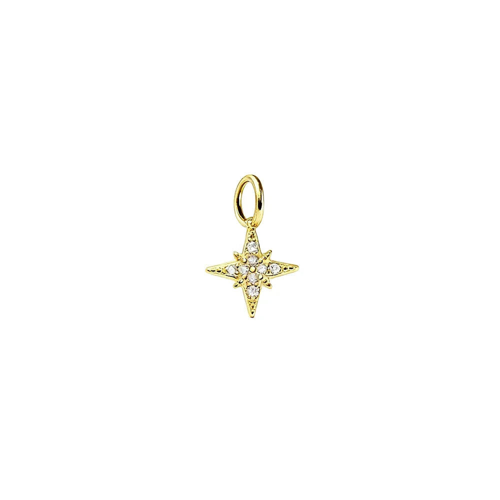 Dije Estrella con Piedra de Color