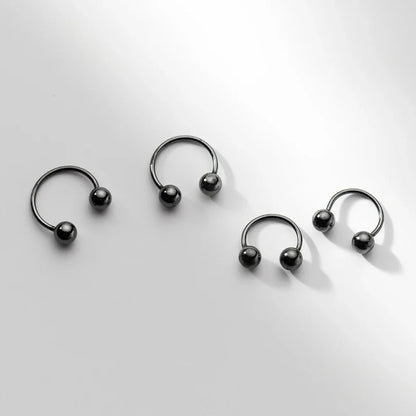 Aretes Bolitas Estilo Punk