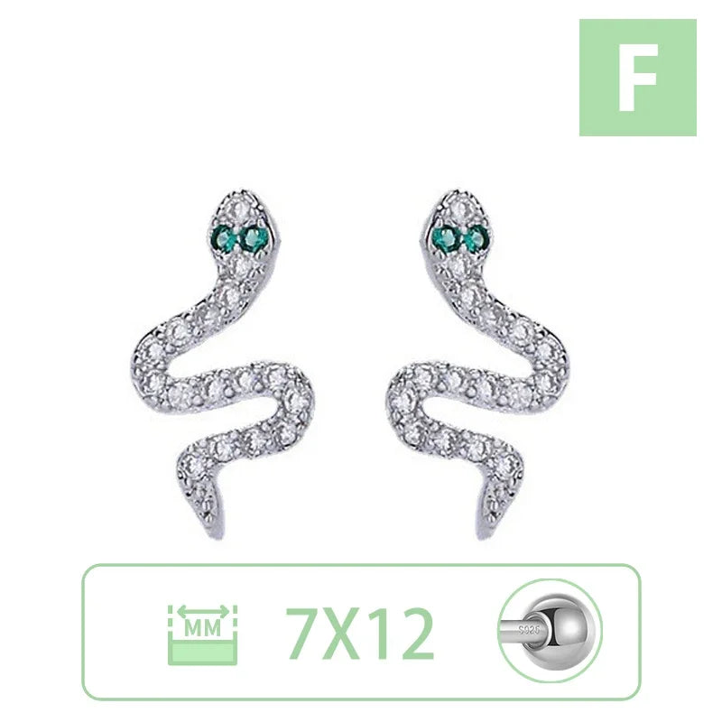 Aretes Serpiente, Cangrejo, Pez o Conejo