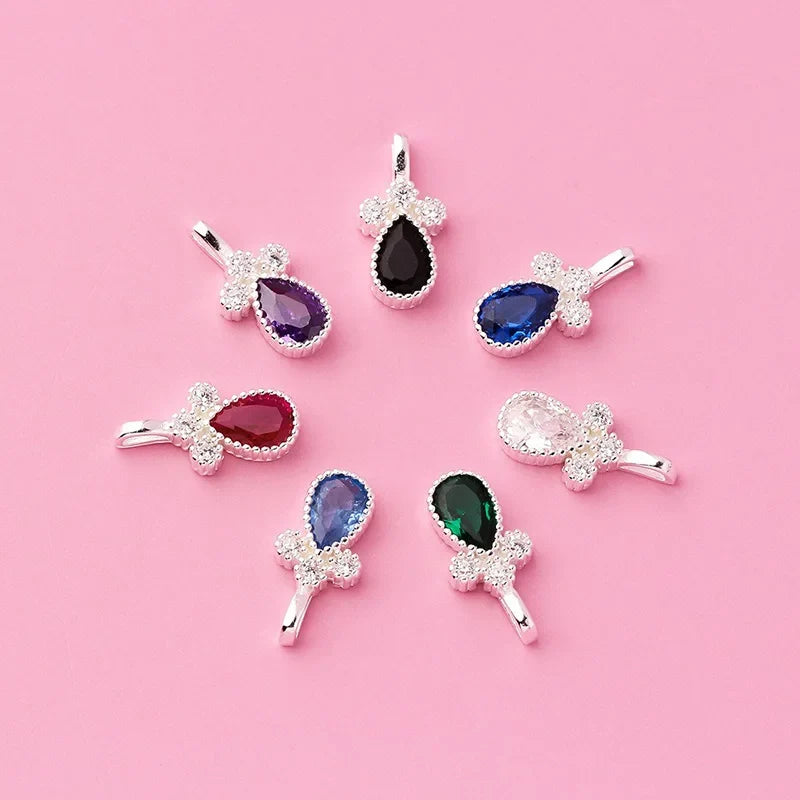 Dije Gota de Agua con Zirconia