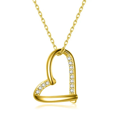 Collar Corazón Brillante