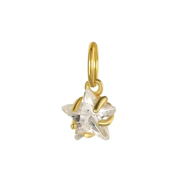Dije Mini Estrella con Zirconia