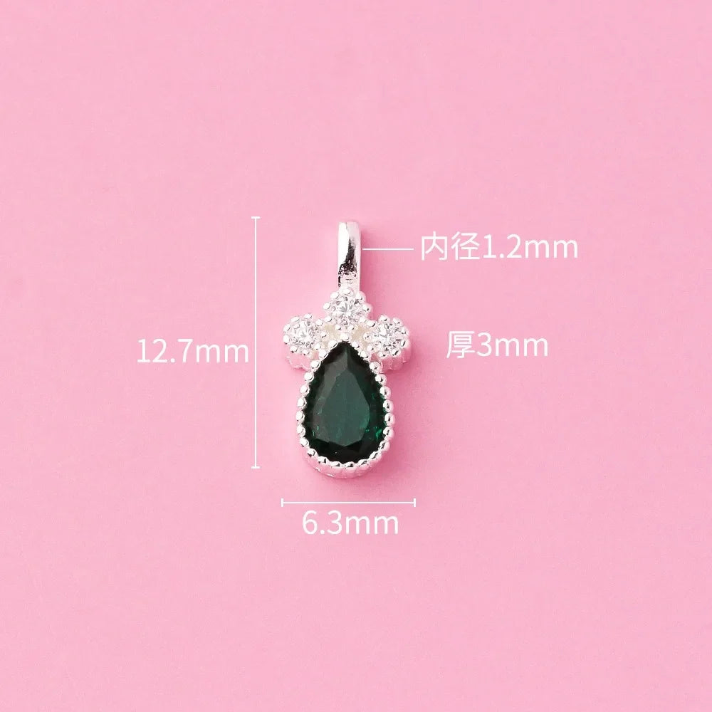 Dije Gota de Agua con Zirconia