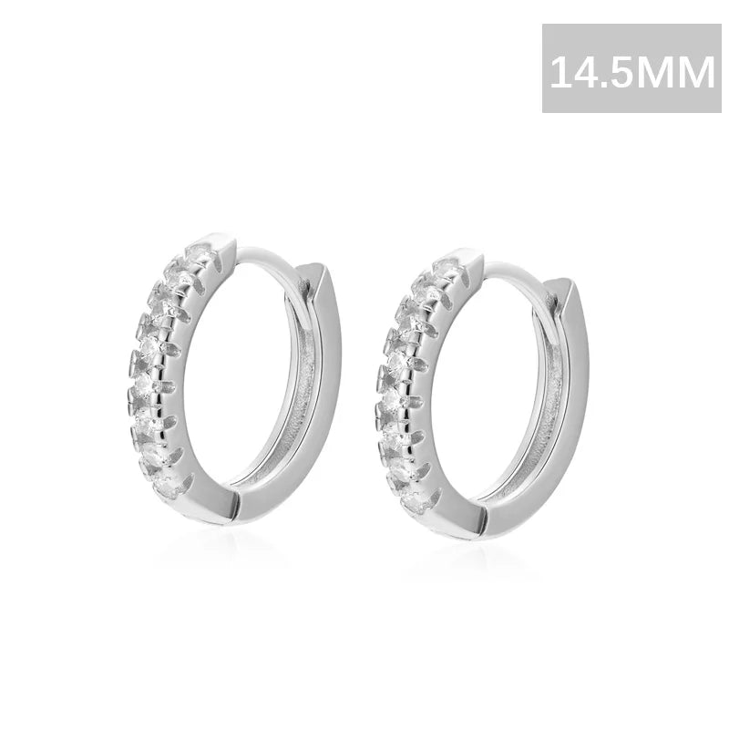 Arracadas Redondas con Zirconias
