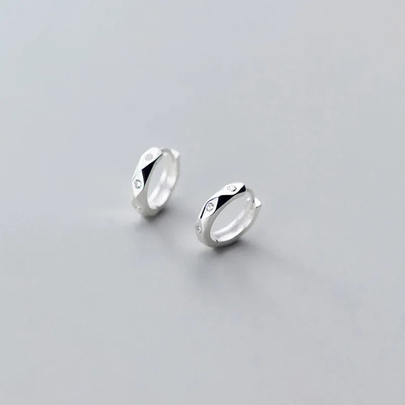 Arracadas Rombo con Zirconias
