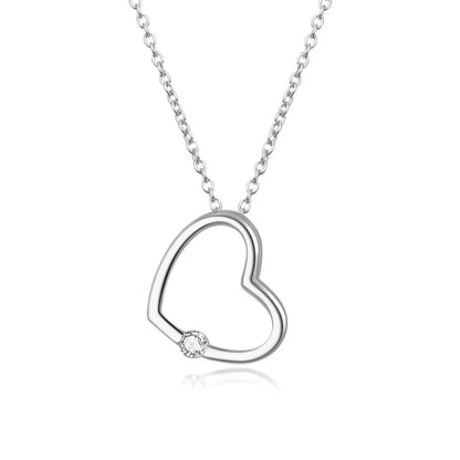 Collar Corazón Blanco o Rosa