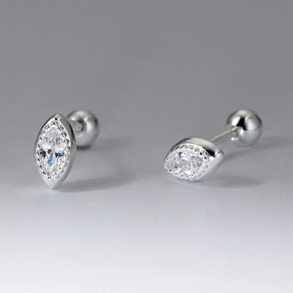 Aretes Zirconia Corte Marquesa