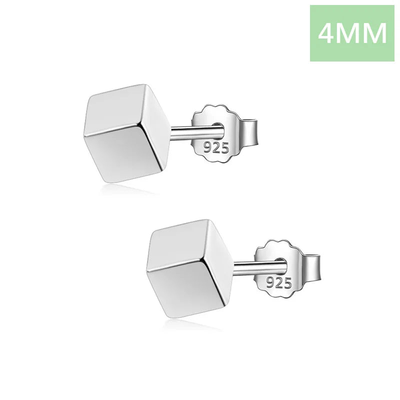 Aretes Cuadrado Geométrico