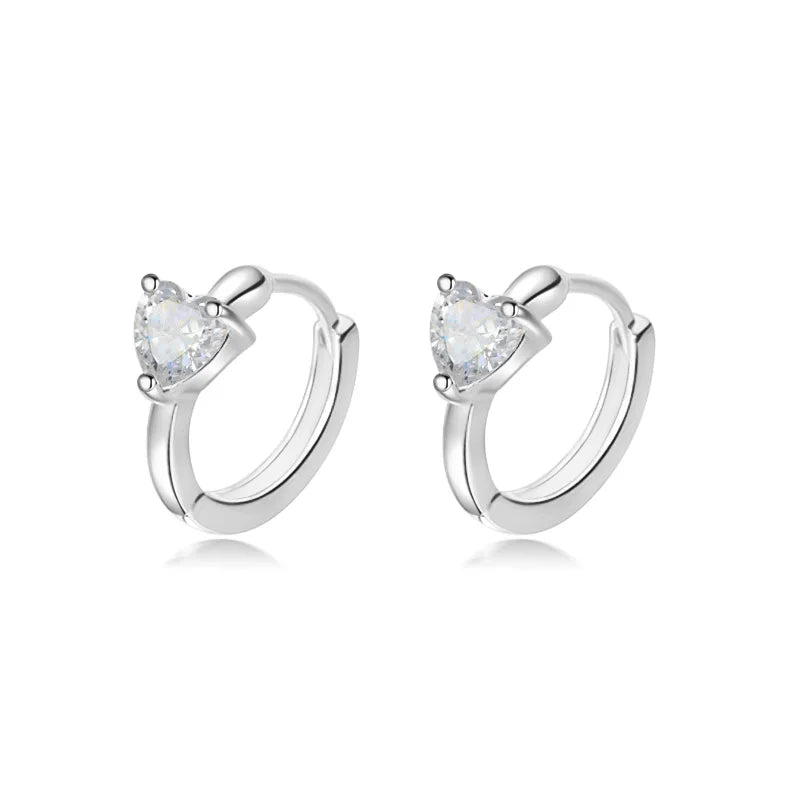 Ear Cuff Corazón con Zirconias