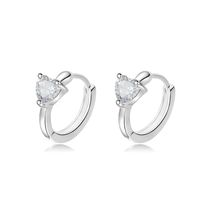 Ear Cuff Corazón con Zirconias