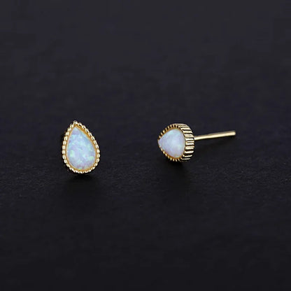 Aretes Gota de Ópalo