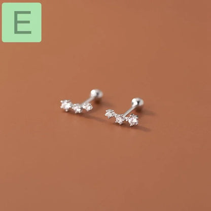 Aretes Cuadrados de la Suerte