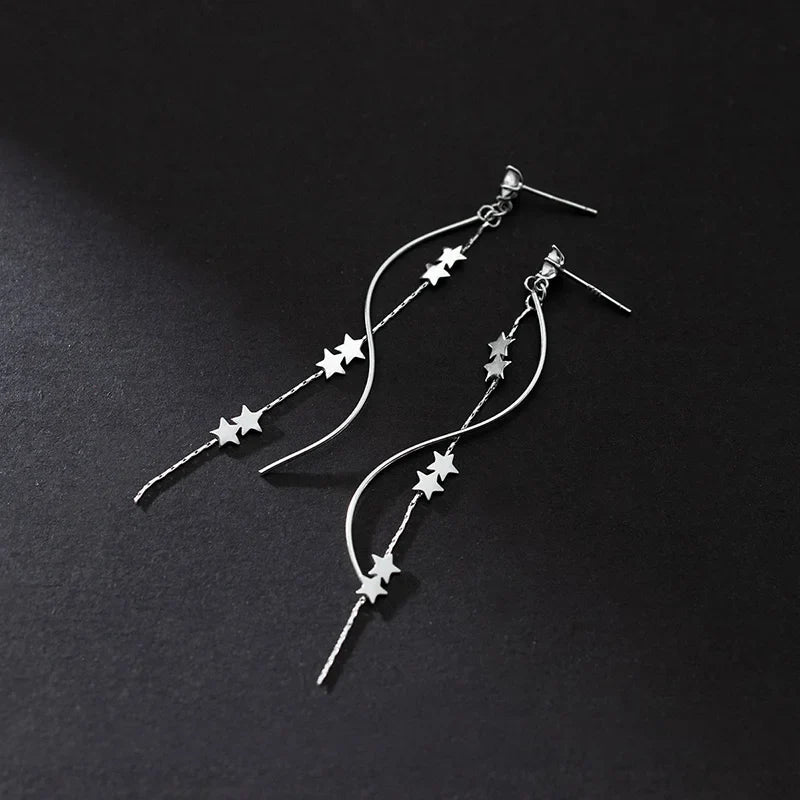 Aretes Largos Ondas y Estrellas