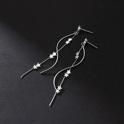 Aretes Largos Ondas y Estrellas