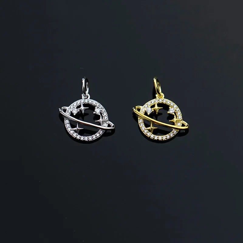 Dije Planeta y Estrella Brillante