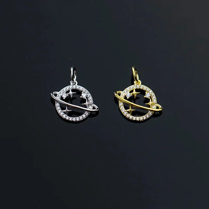 Dije Planeta y Estrella Brillante