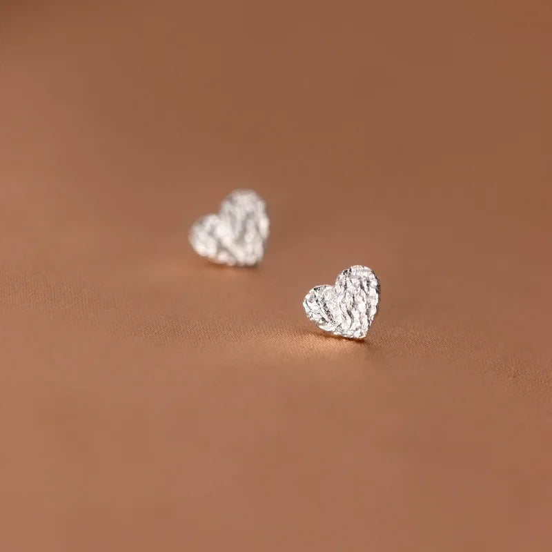 Aretes Irregulares Efecto Arrugado