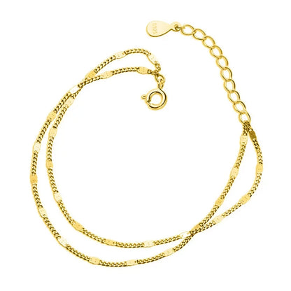 Pulsera Doble Cadena