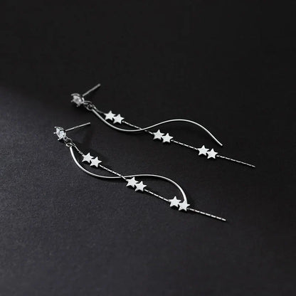 Aretes Largos Ondas y Estrellas