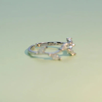Anillo de Hojas Ajustable