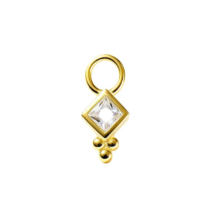Dije Estrella con Piedra de Color