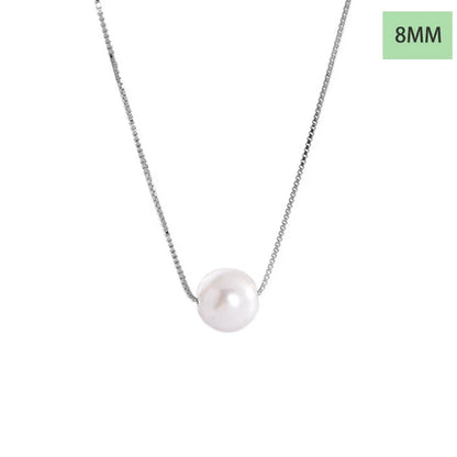 Collar Perla Blanca o Morada