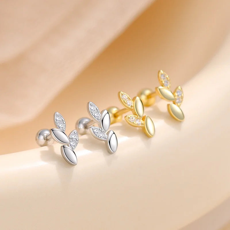 Aretes Hoja Minimalista