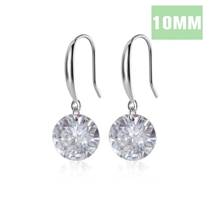 Aretes Colgantes con Zirconia