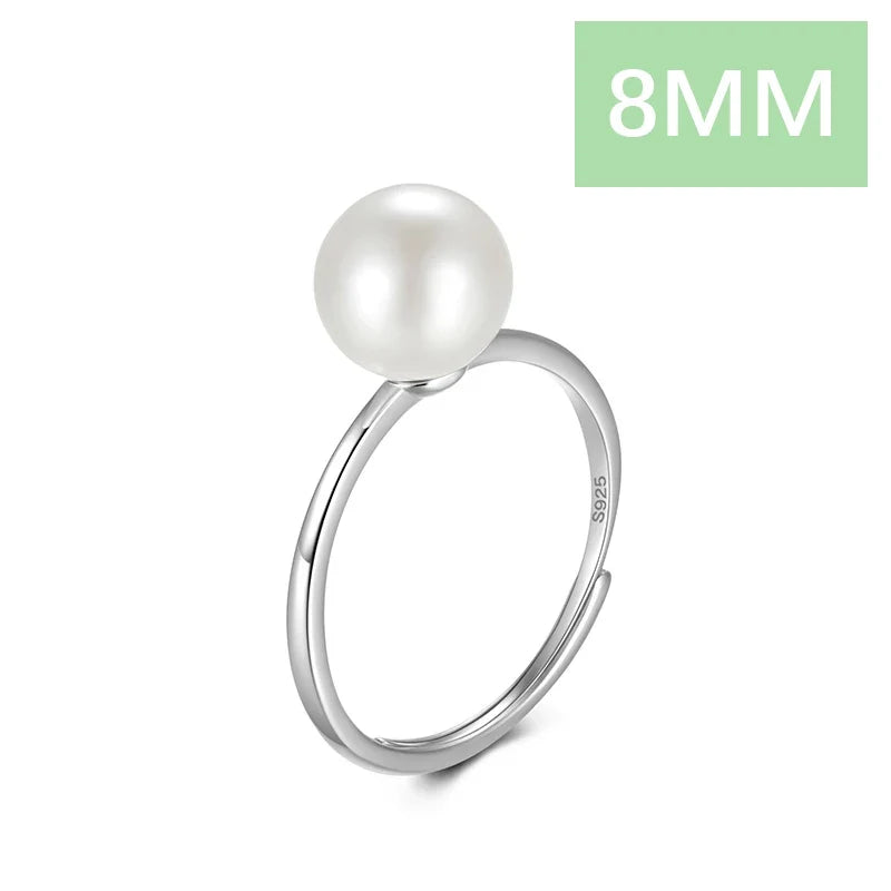 Anillo Abierto con Perla