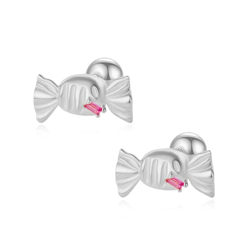 Aretes Caramelo con Zirconia